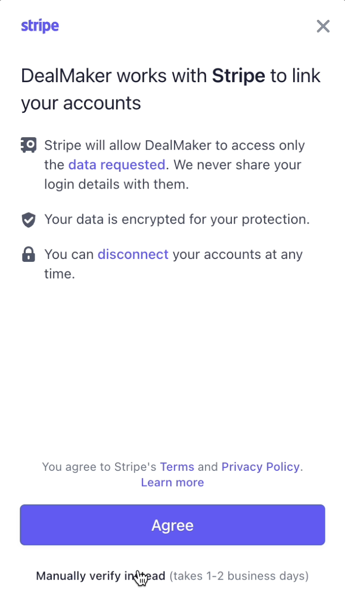Manual Verification for BanktoBank Transfers